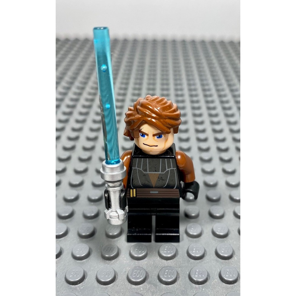 Lego Star Wars Anakin Skywalker Minifigure Blue Lightsaber Set 8098 Clone Wars